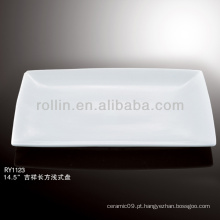 Conjunto de bandeja de porcelana rollin fino